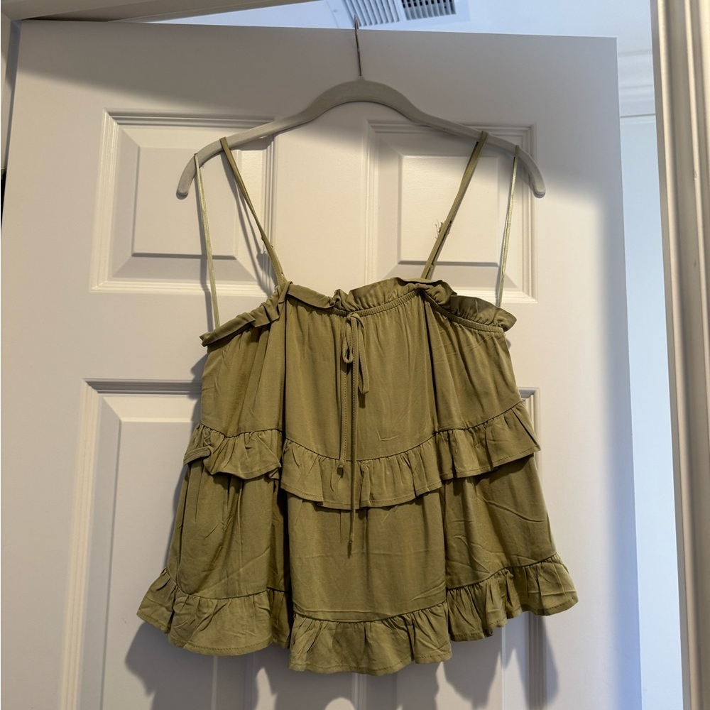 Paper Crane green tank top